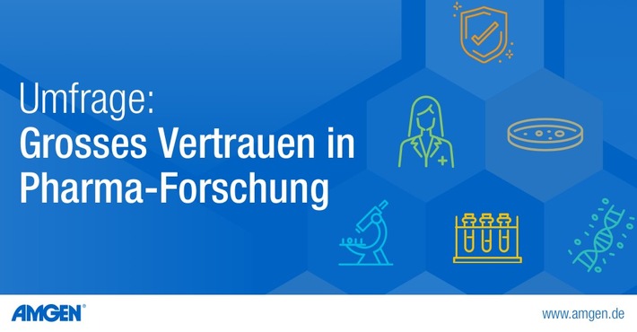 Umfrage: Großes Vertrauen in Pharma-Forschung