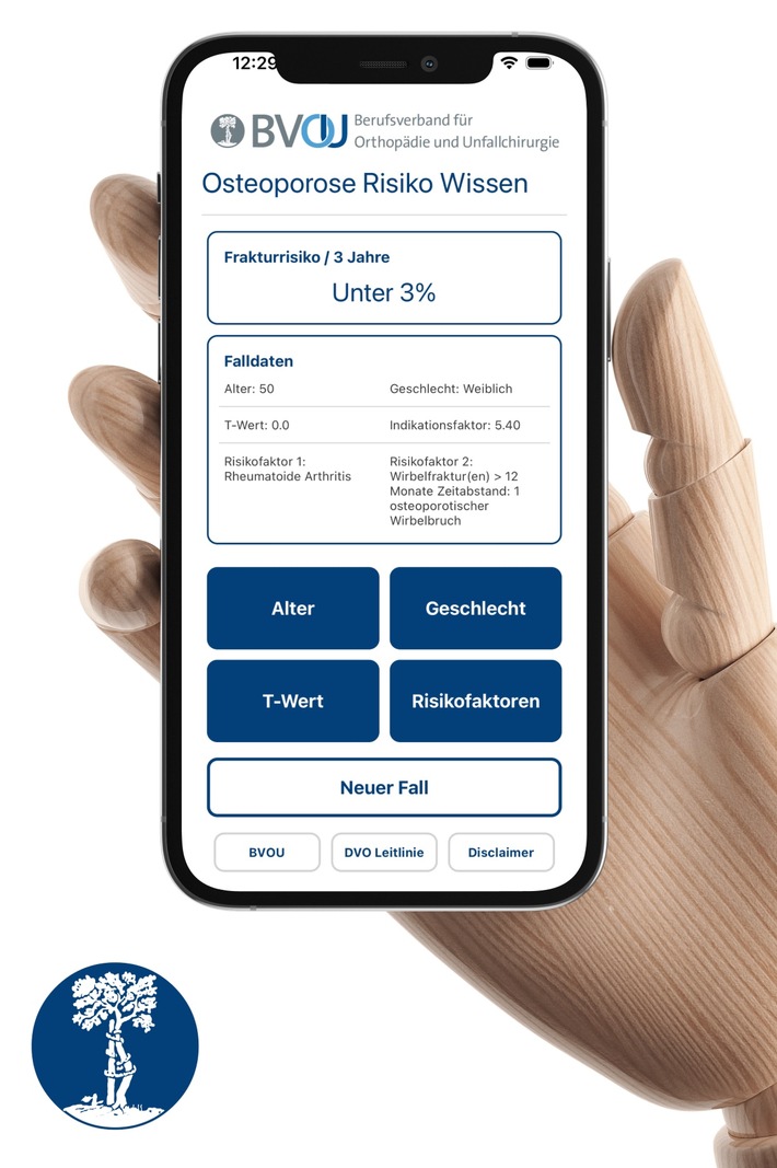 Osteoporose im Fokus: BVOU präsentiert App zum Tag der Rückengesundheit